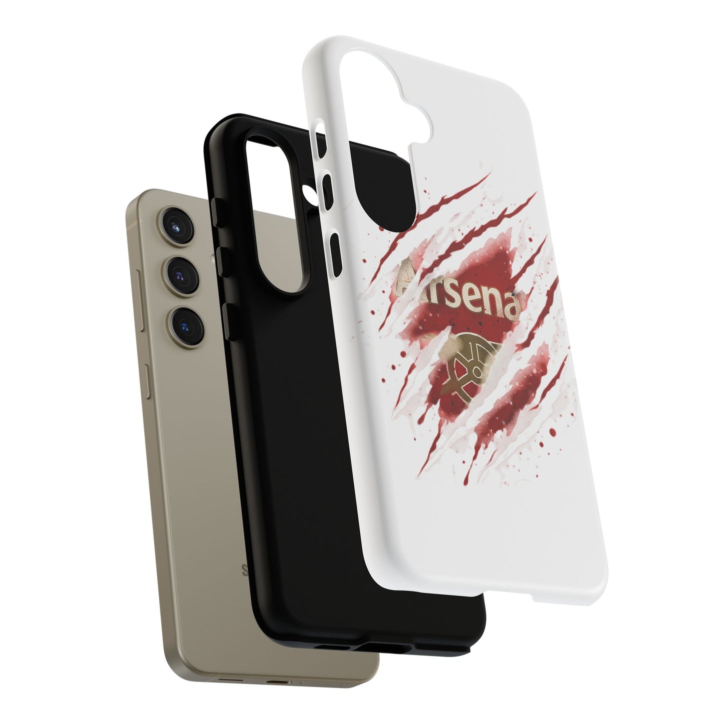 Arsenal Inspired Ripped Claw Phone Case — Football Fan Protective Cover
