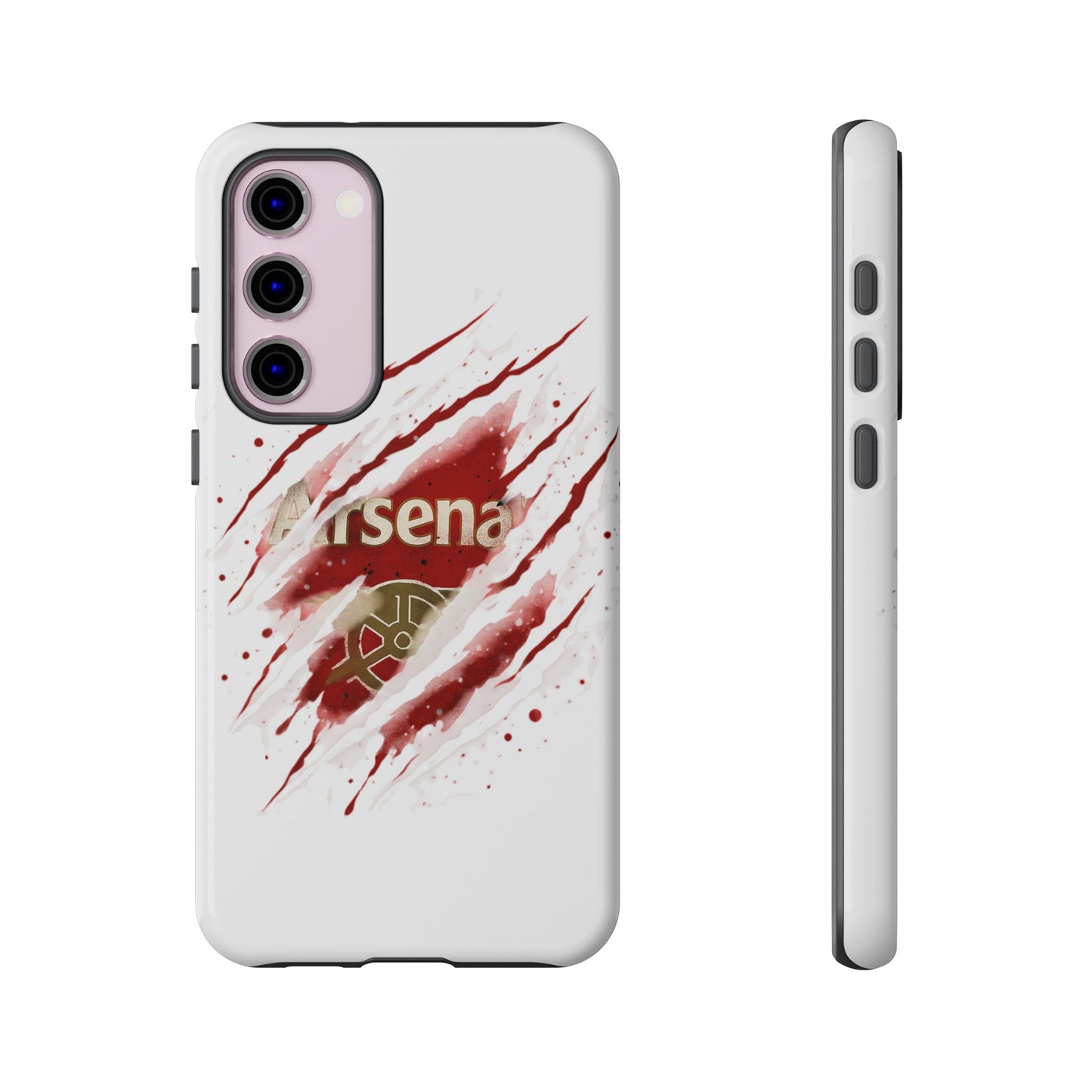 Arsenal Inspired Ripped Claw Phone Case — Football Fan Protective Cover