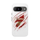 Arsenal Inspired Ripped Claw Phone Case — Football Fan Protective Cover