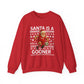 Santa Is A Gooner Sweatshirt — Christmas Crewneck for Football Fans