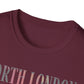North London Typography T-Shirt — Pastel Lyrics Tee