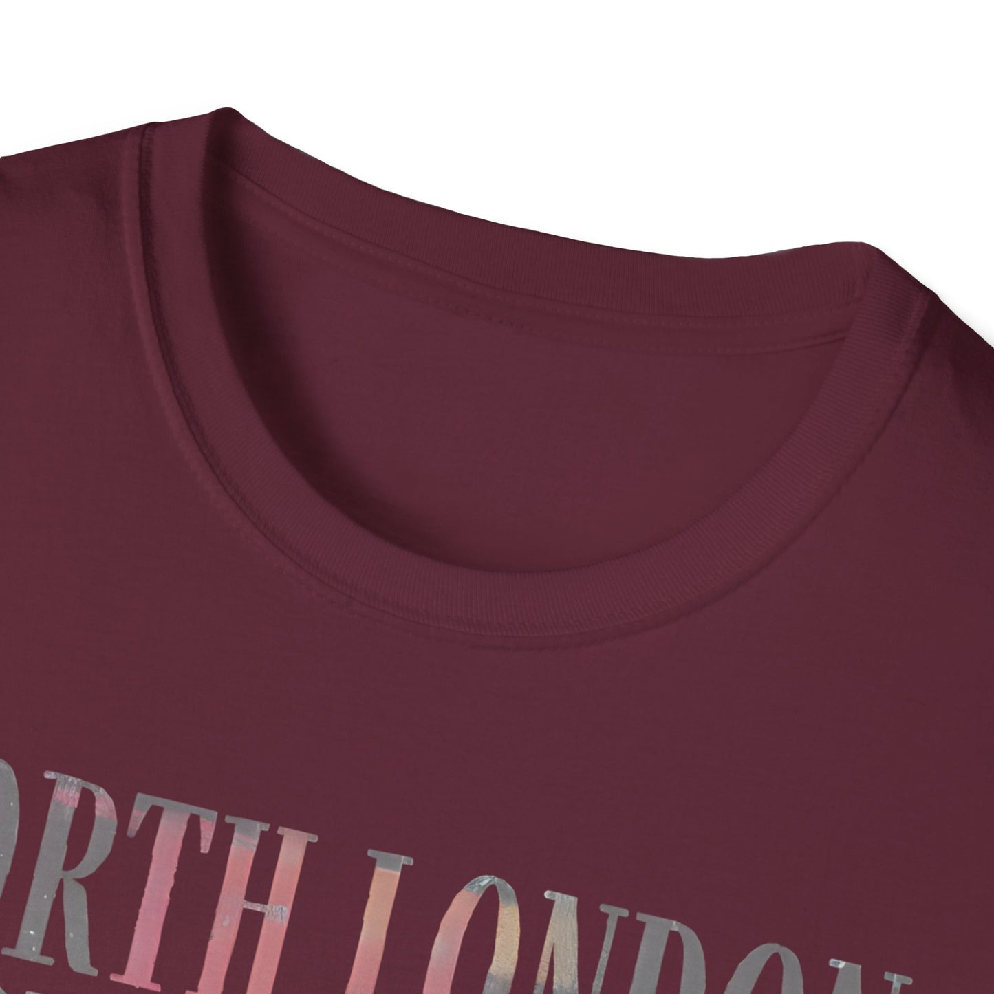 North London Typography T-Shirt — Pastel Lyrics Tee