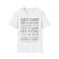 North London Typography T-Shirt — Pastel Lyrics Tee