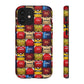Retro Arsenal Football Shirt Mosaic Tough Phone Case