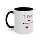I Love You This Much Coffee Mug — For Her Cute Stick Figure Valentine Mug