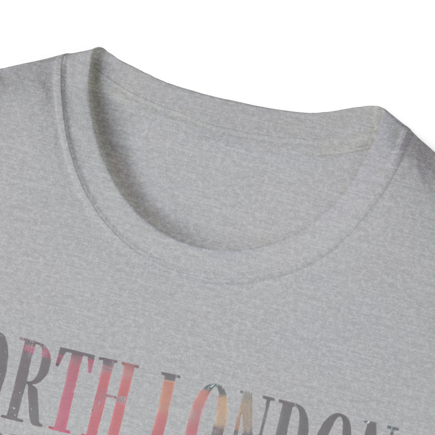 North London Typography T-Shirt — Pastel Lyrics Tee