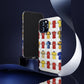 Arsenal Football Jersey Pattern Phone Case – Vintage Kit Collage Tough Cases