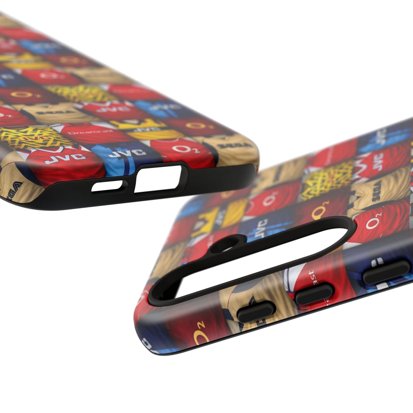Retro Arsenal Football Shirt Mosaic Tough Phone Case