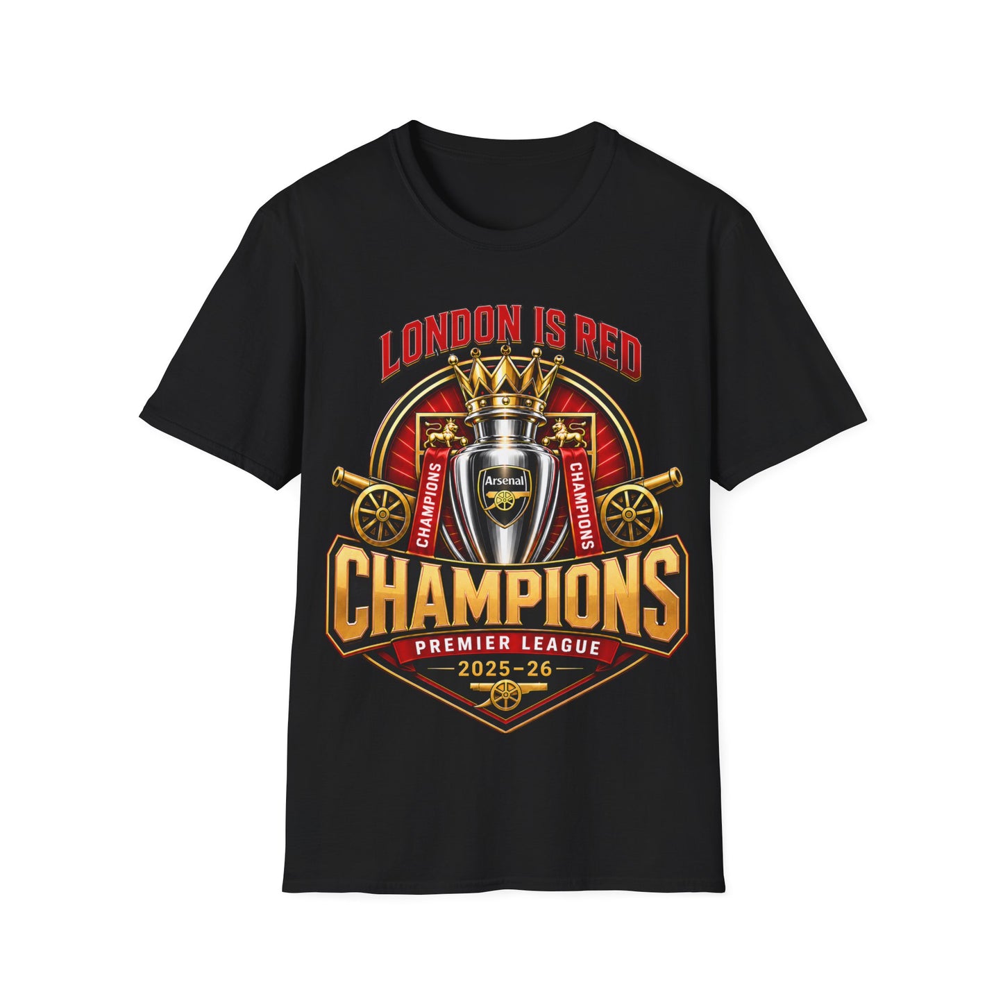 Champions Premier League T-Shirt — "London Is Red" 2025-26 Soccer Tee
