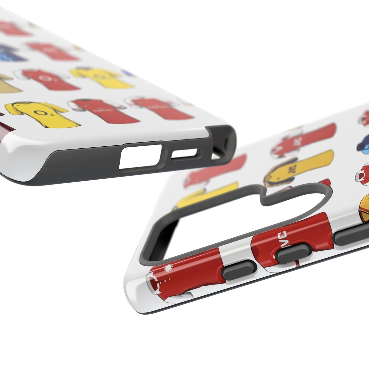 Arsenal Football Jersey Pattern Phone Case – Vintage Kit Collage Tough Cases