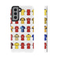 Arsenal Football Jersey Pattern Phone Case – Vintage Kit Collage Tough Cases