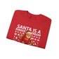Santa Is A Gooner Sweatshirt — Christmas Crewneck for Football Fans