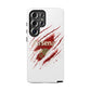 Arsenal Inspired Ripped Claw Phone Case — Football Fan Protective Cover