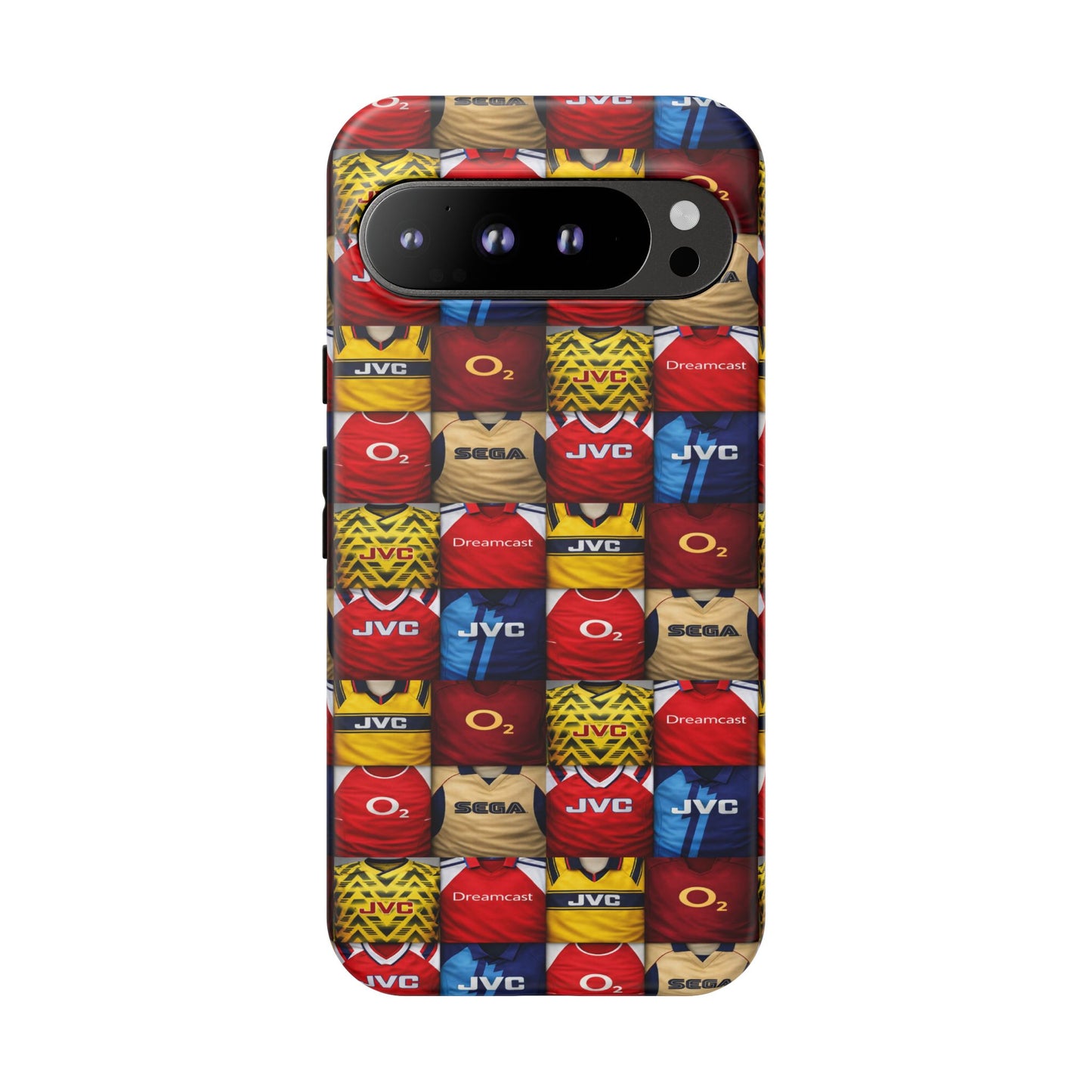 Retro Arsenal Football Shirt Mosaic Tough Phone Case