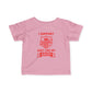 Infant Tee — “I Support Arsenal Just Like Daddy’s” Baby Football Fan Shirt