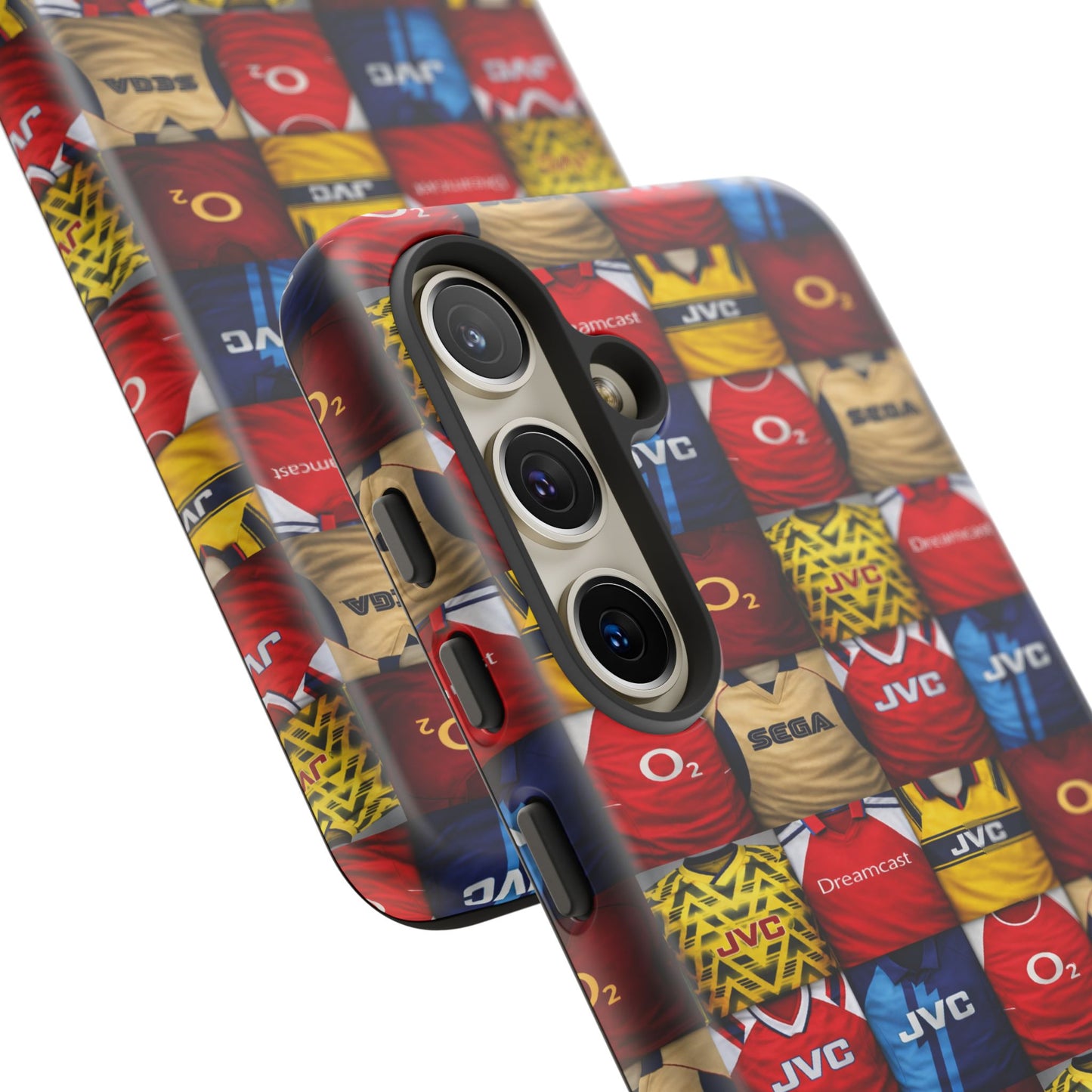 Retro Arsenal Football Shirt Mosaic Tough Phone Case