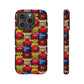 Retro Arsenal Football Shirt Mosaic Tough Phone Case
