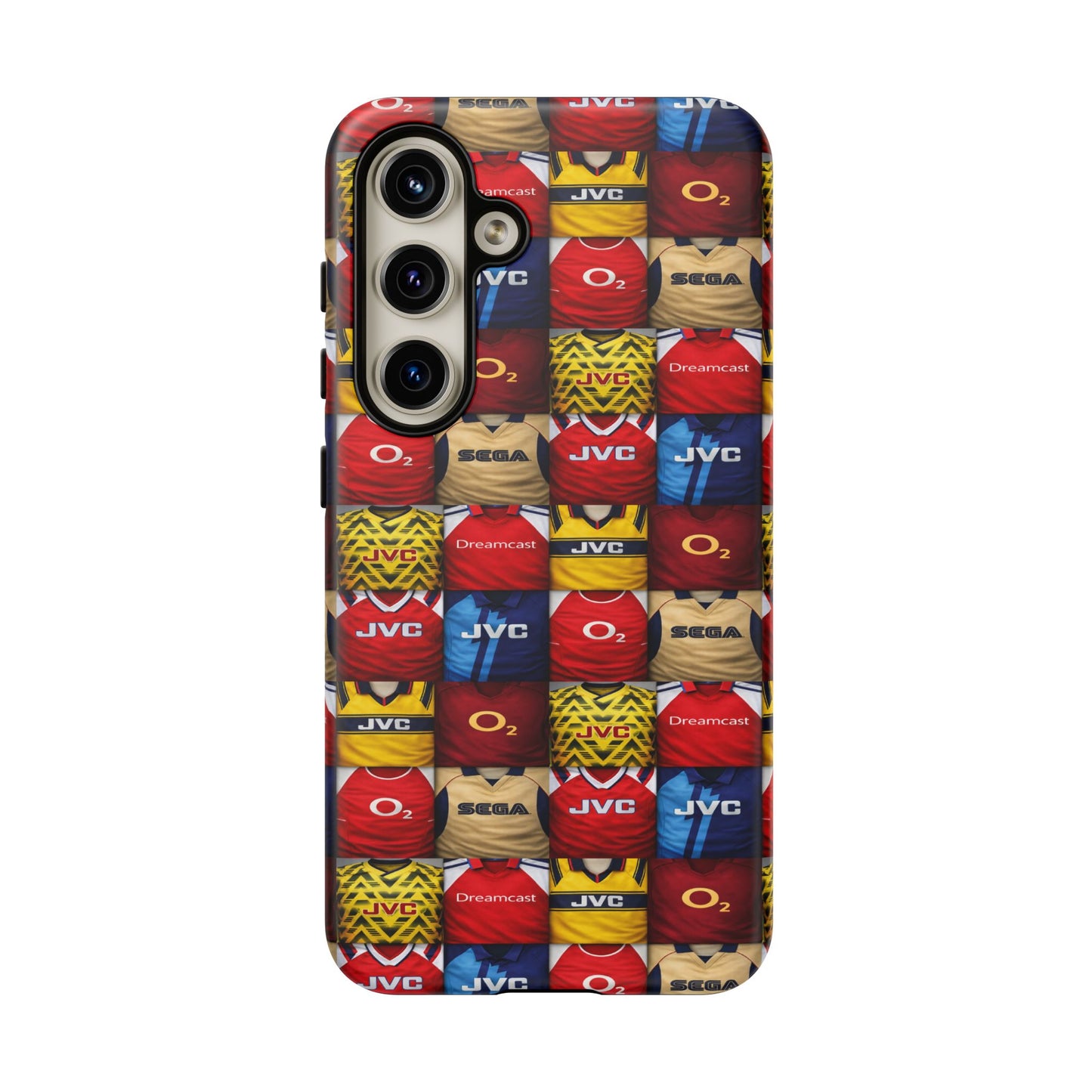 Retro Arsenal Football Shirt Mosaic Tough Phone Case