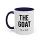 The GOAT Dad Accent Coffee Mug — 11/15oz Black-Handle Gift