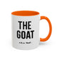 The GOAT Dad Accent Coffee Mug — 11/15oz Black-Handle Gift