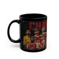 Arsenal Champions Football Team Black Mug — Arsenal Players Trophy Design (11oz/15oz)