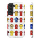 Arsenal Football Jersey Pattern Phone Case – Vintage Kit Collage Tough Cases