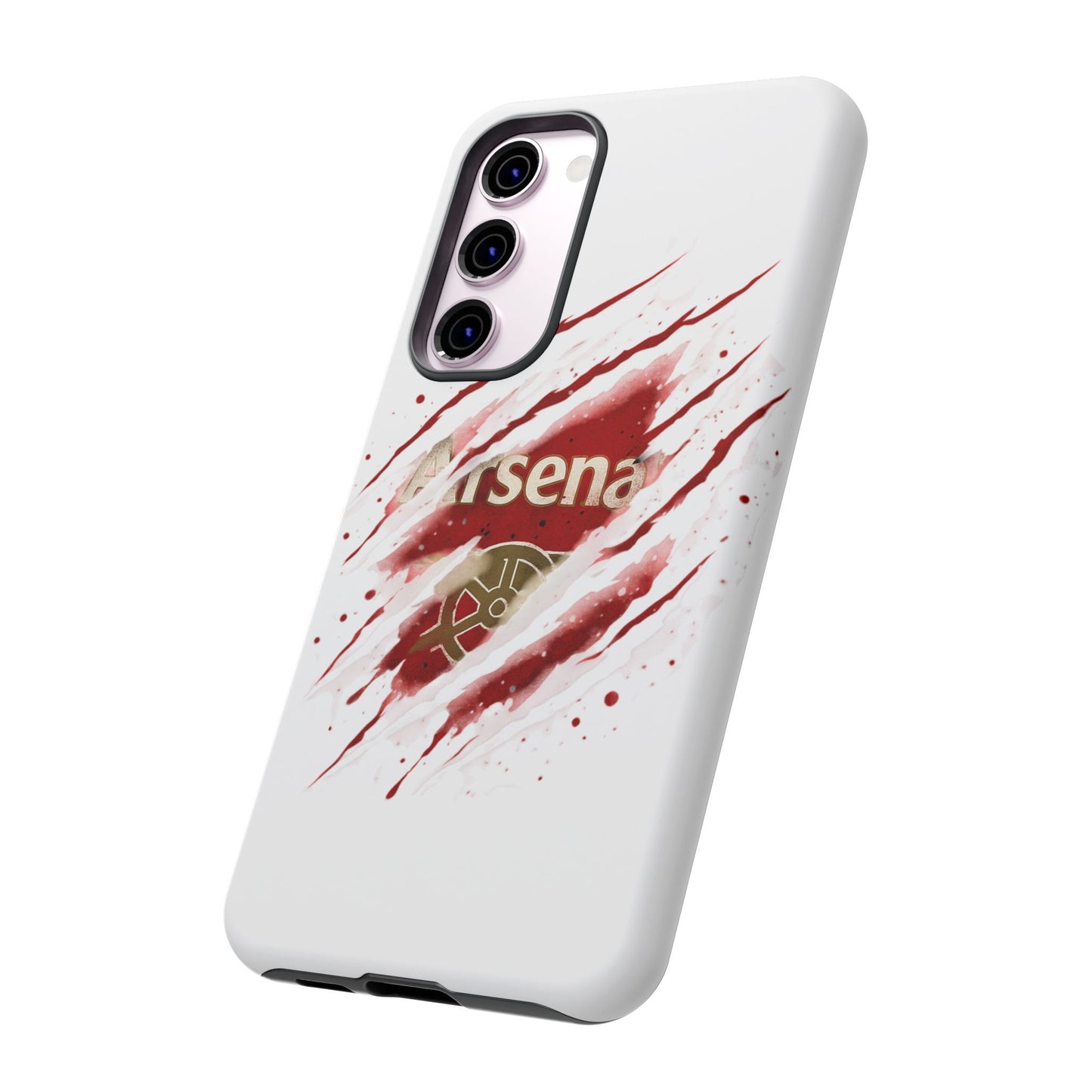 Arsenal Inspired Ripped Claw Phone Case — Football Fan Protective Cover