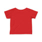 Infant Tee — "I Support Arsenal Just Like My Daddy" Cute Baby Shirt for New Dads & Father’s Day