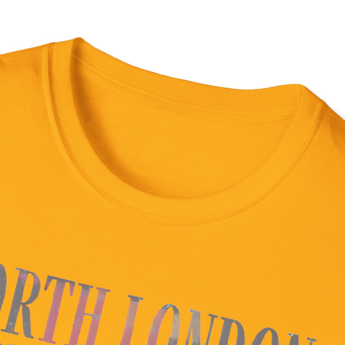 North London Typography T-Shirt — Pastel Lyrics Tee