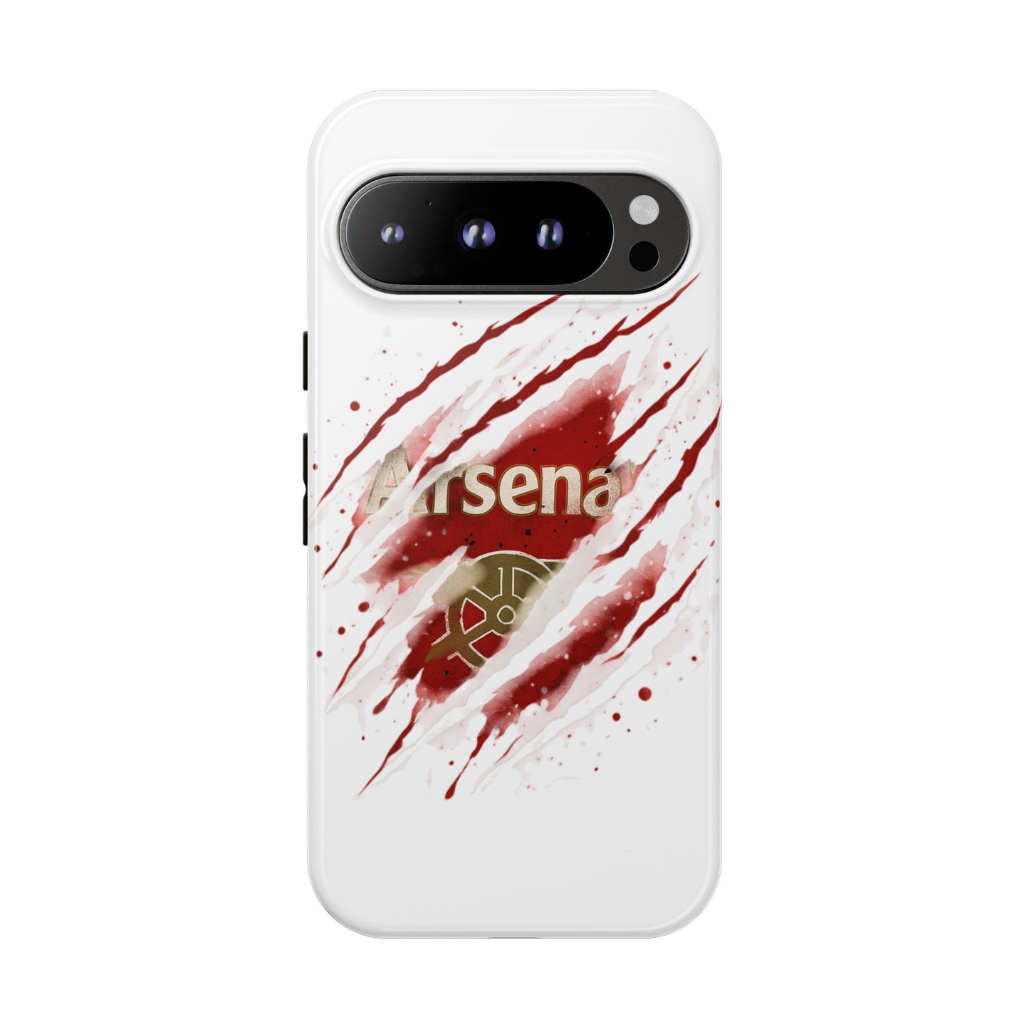 Arsenal Inspired Ripped Claw Phone Case — Football Fan Protective Cover