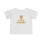 Infant Tee — Little Gunner Gold Crest Baby Shirt