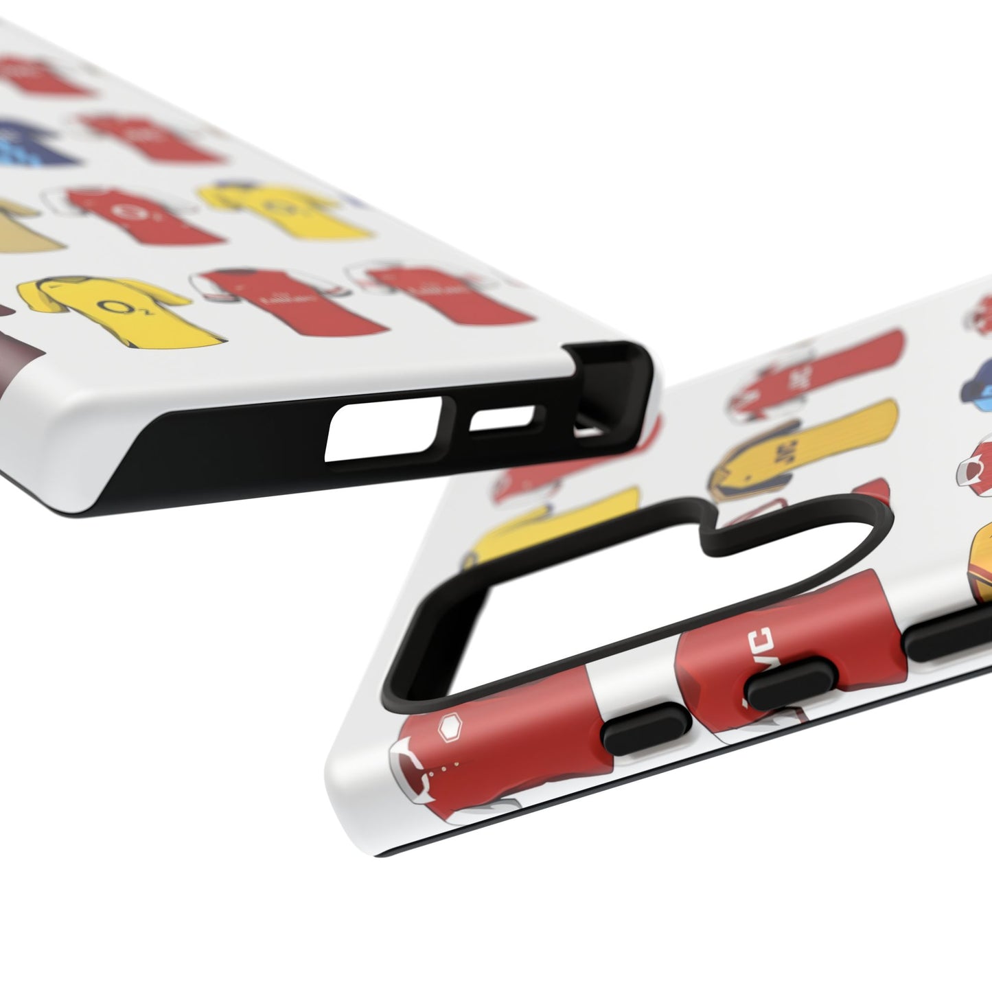 Arsenal Football Jersey Pattern Phone Case – Vintage Kit Collage Tough Cases