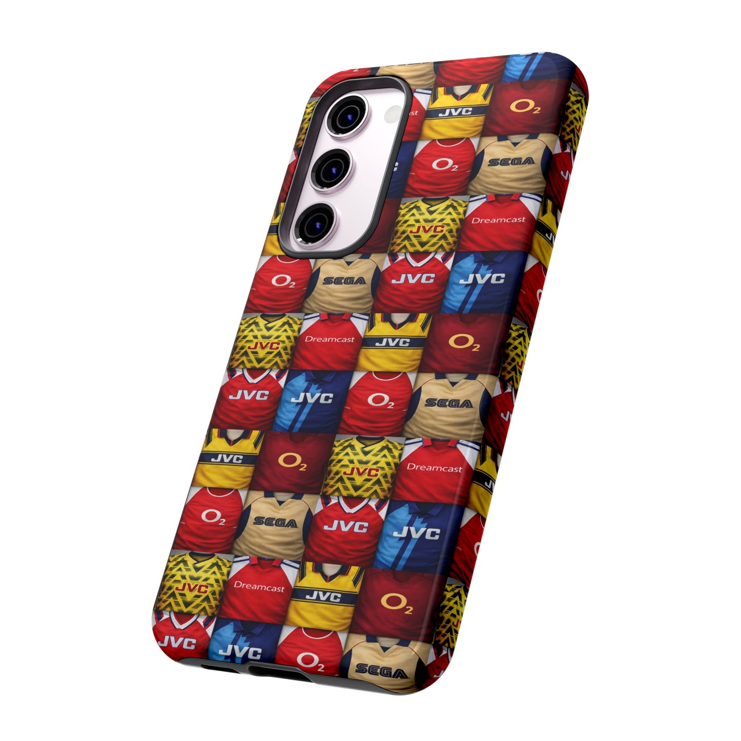 Retro Arsenal Football Shirt Mosaic Tough Phone Case