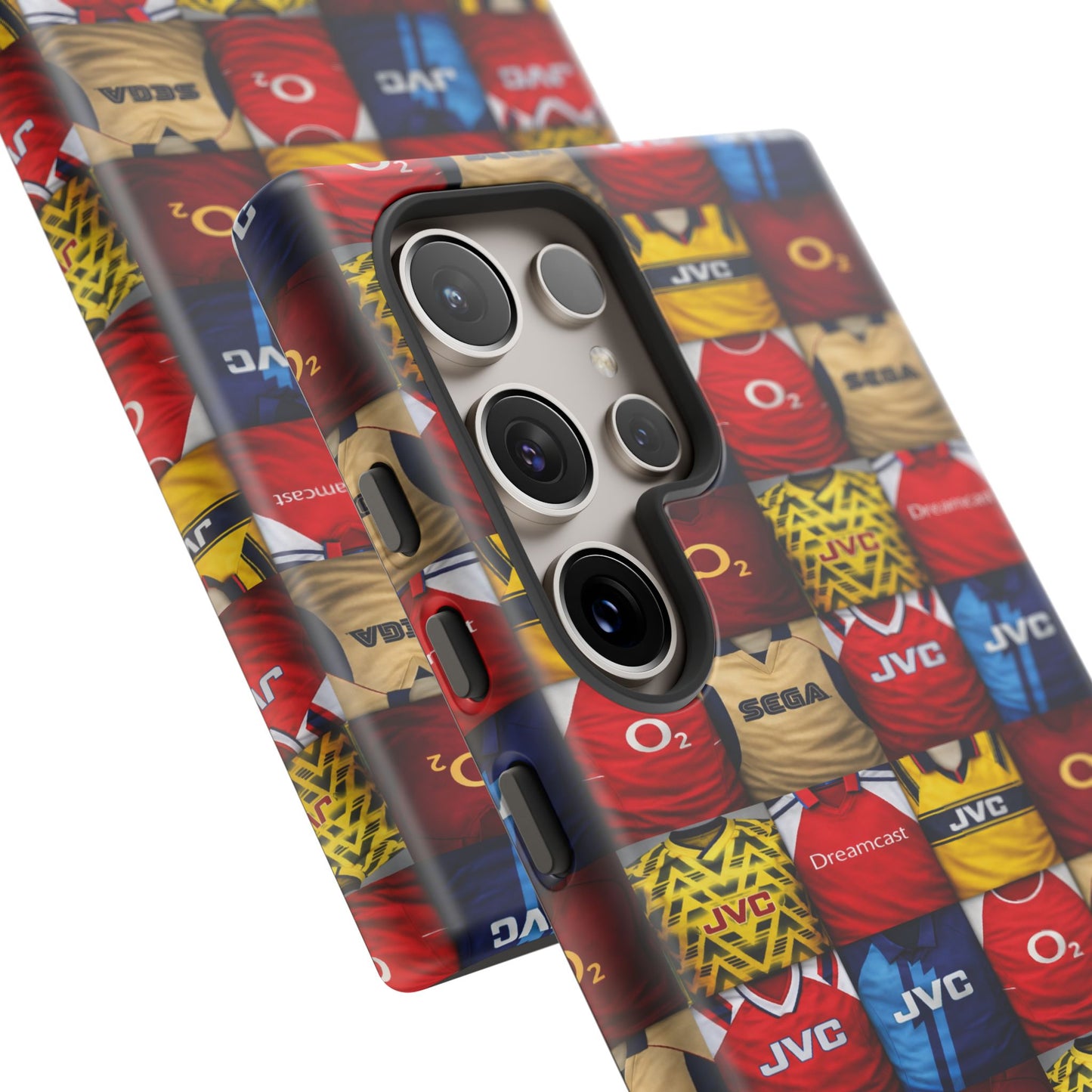 Retro Arsenal Football Shirt Mosaic Tough Phone Case