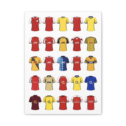 Football Kit Poster — Vintage Soccer Jersey Canvas Print