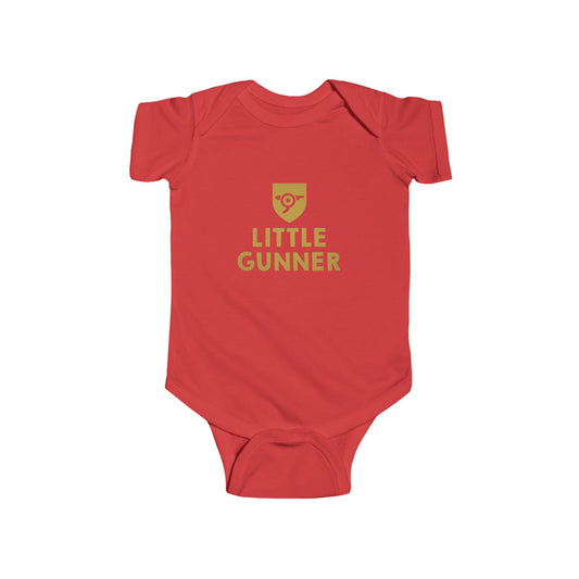 Little Arsenal Fan Baby Bodysuit – Cute Football Graphic Infant One-Piece