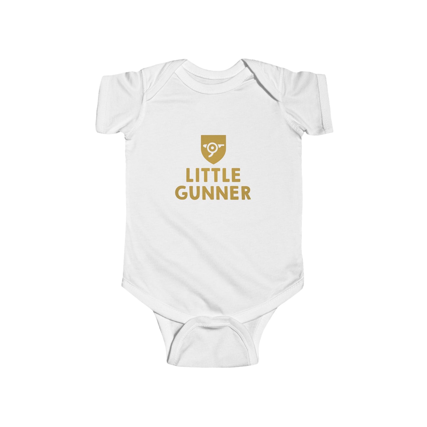 Little Arsenal Fan Baby Bodysuit – Cute Football Graphic Infant One-Piece