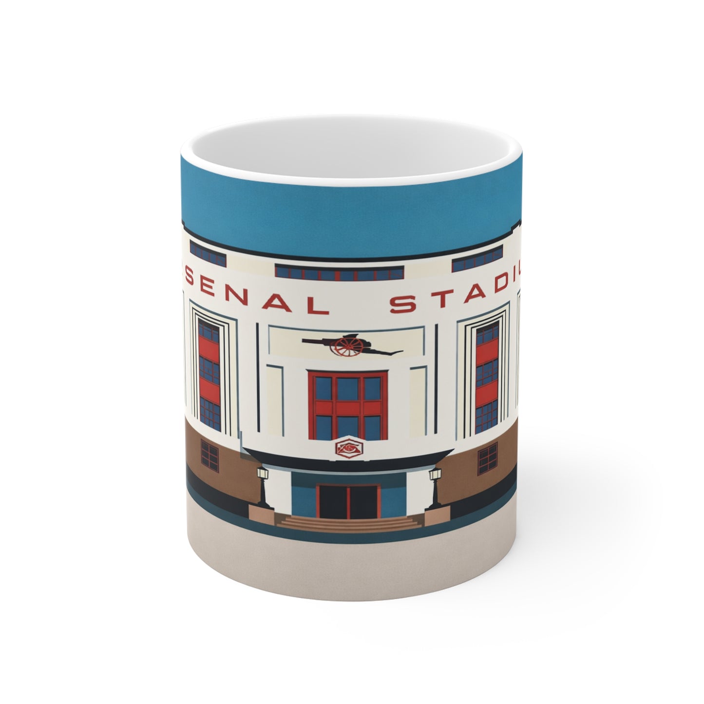 Arsenal Stadium Highbury Mug — Vintage Football Stadium Coffee Cup