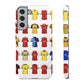 Arsenal Football Jersey Pattern Phone Case – Vintage Kit Collage Tough Cases