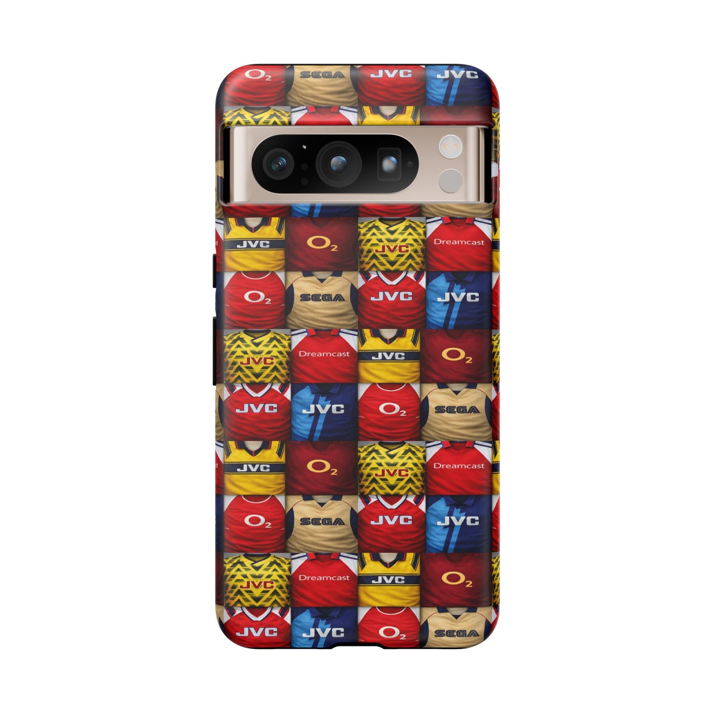 Retro Arsenal Football Shirt Mosaic Tough Phone Case