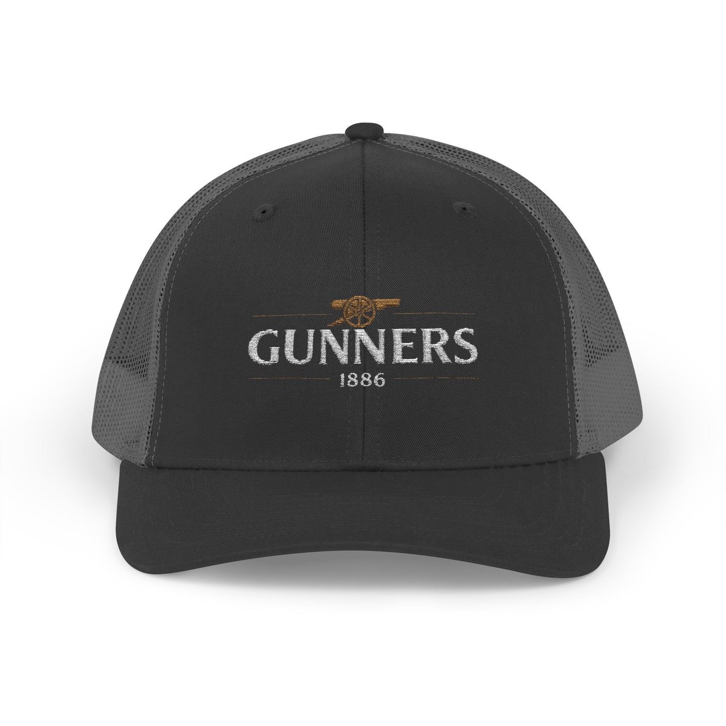 Gunners Trucker Cap – Vintage Distressed Logo Snapback