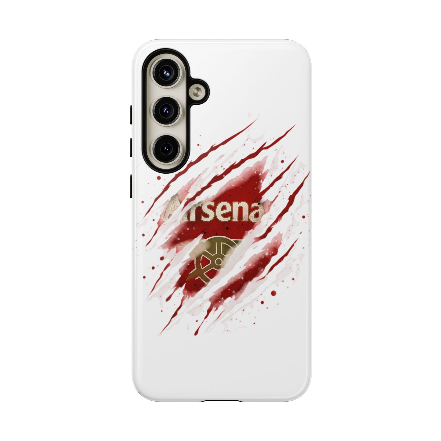 Arsenal Inspired Ripped Claw Phone Case — Football Fan Protective Cover