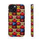 Retro Arsenal Football Shirt Mosaic Tough Phone Case