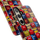 Retro Arsenal Football Shirt Mosaic Tough Phone Case