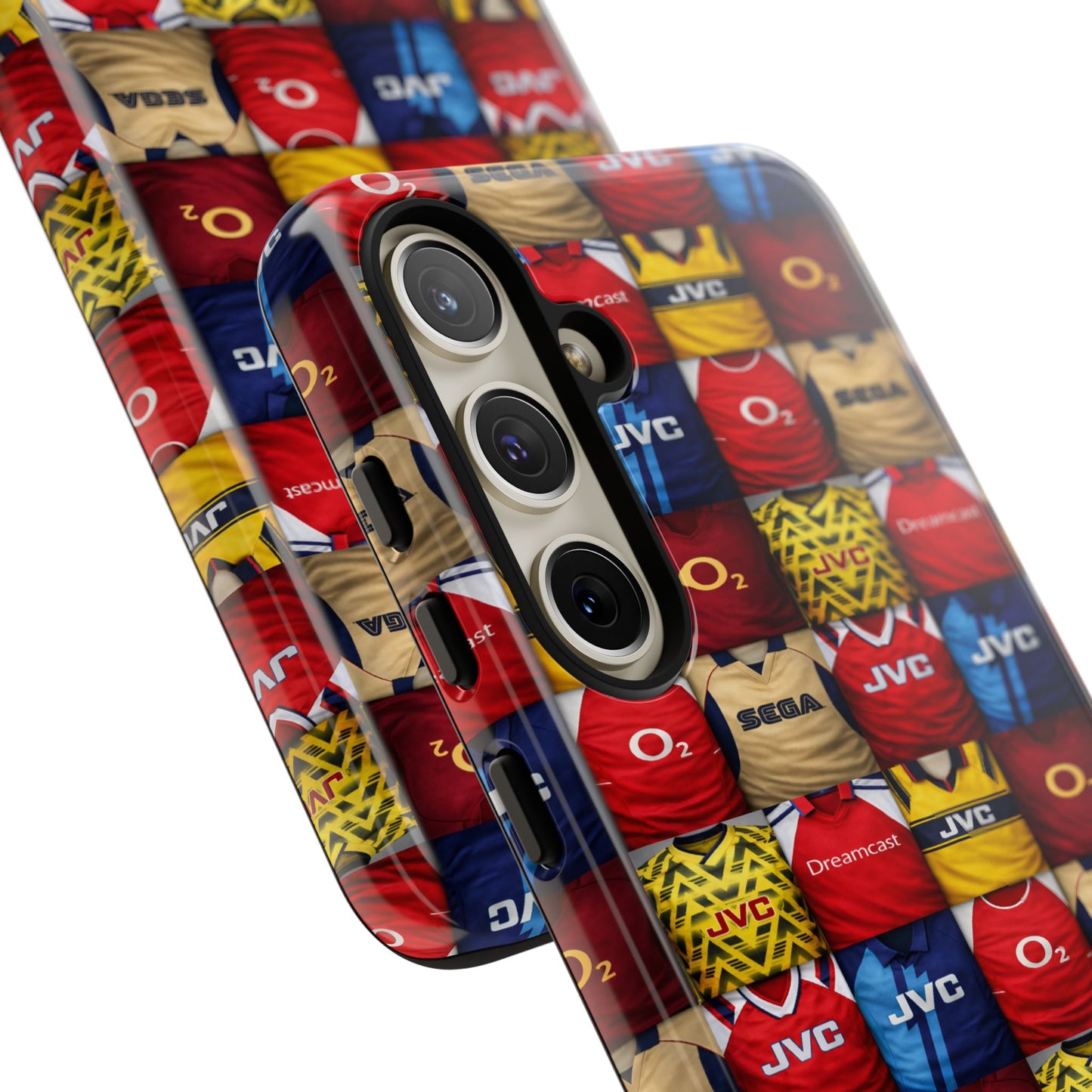 Retro Arsenal Football Shirt Mosaic Tough Phone Case