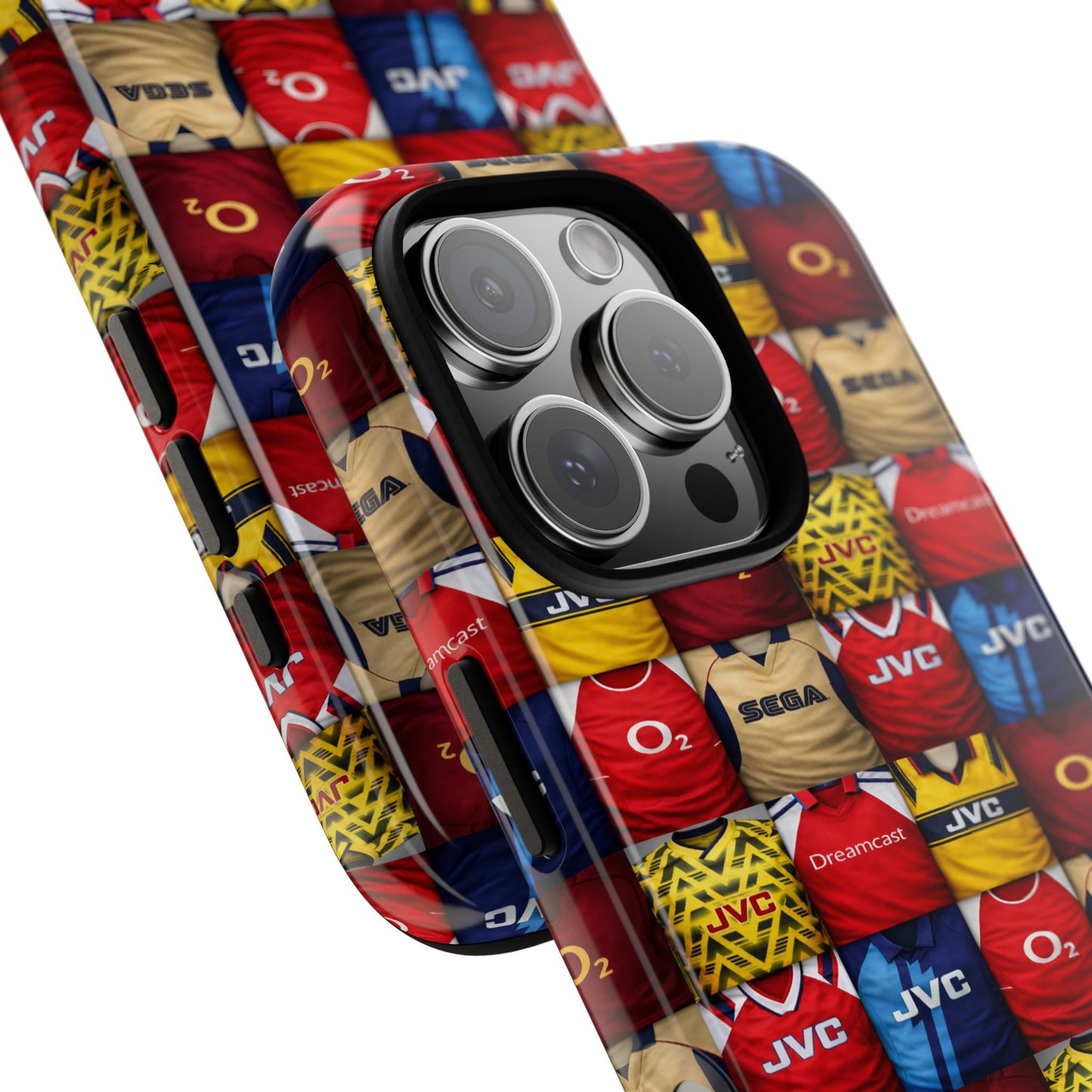 Retro Arsenal Football Shirt Mosaic Tough Phone Case