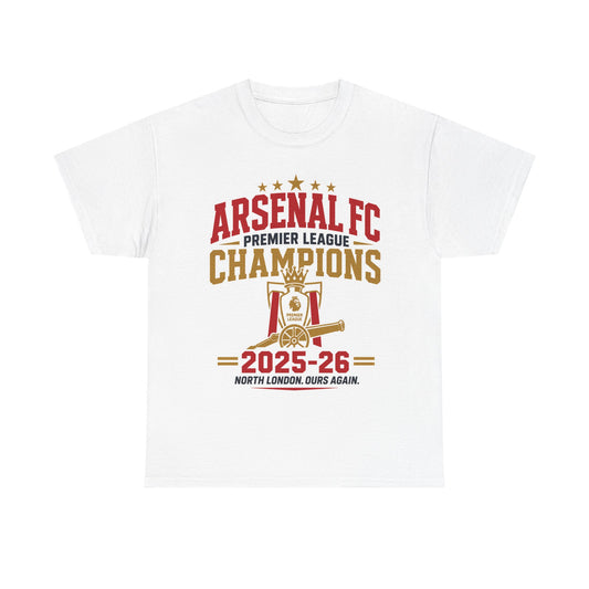Arsenal FC Premier League Champions 2025-26 T-Shirt