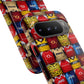 Retro Arsenal Football Shirt Mosaic Tough Phone Case