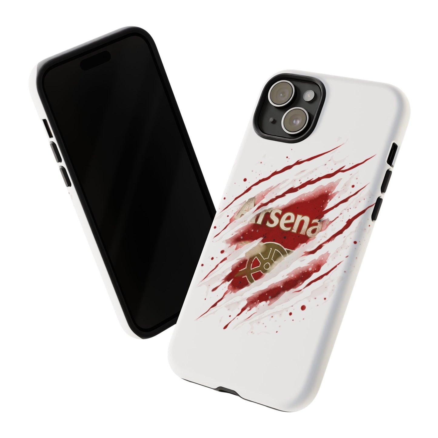 Arsenal Inspired Ripped Claw Phone Case — Football Fan Protective Cover