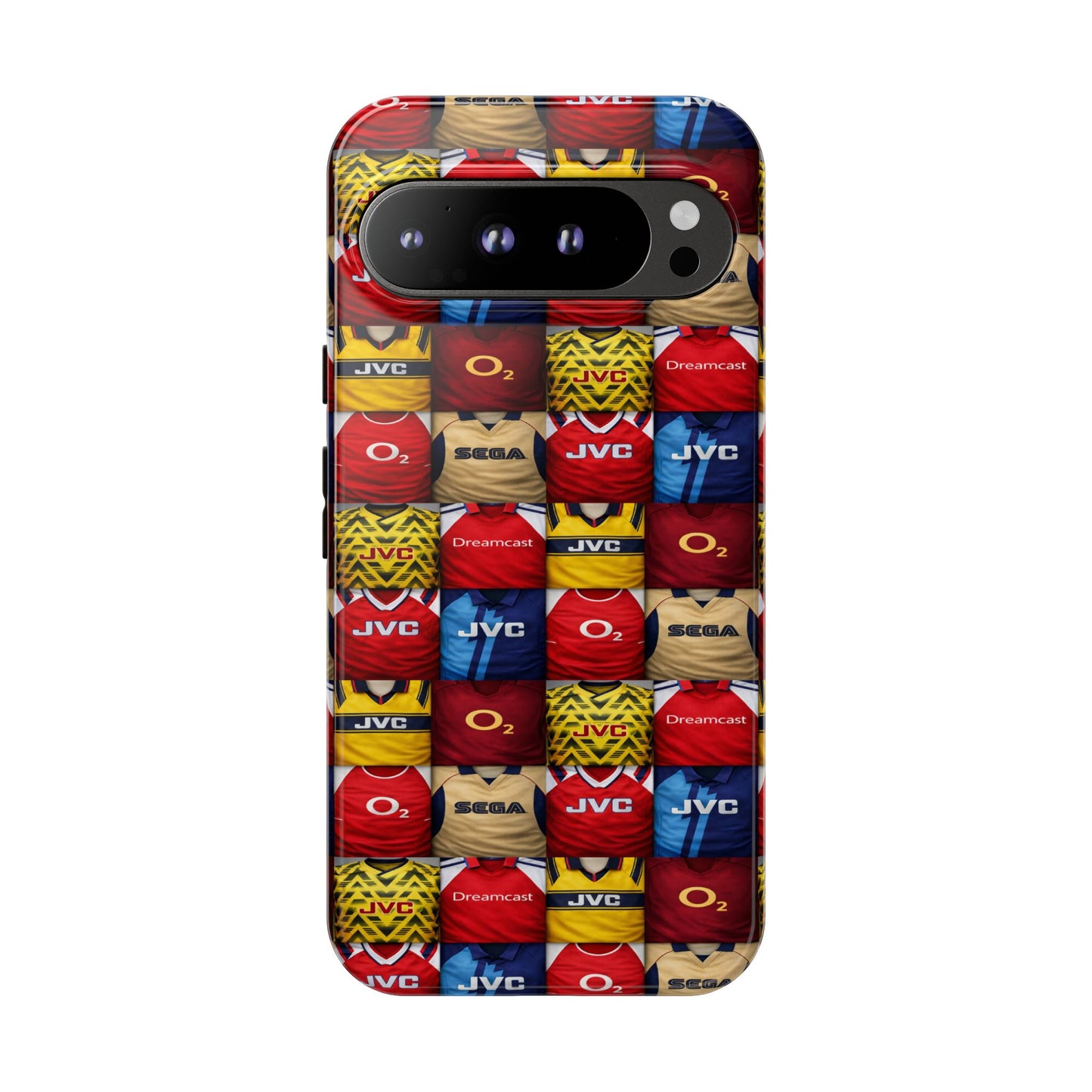 Retro Arsenal Football Shirt Mosaic Tough Phone Case